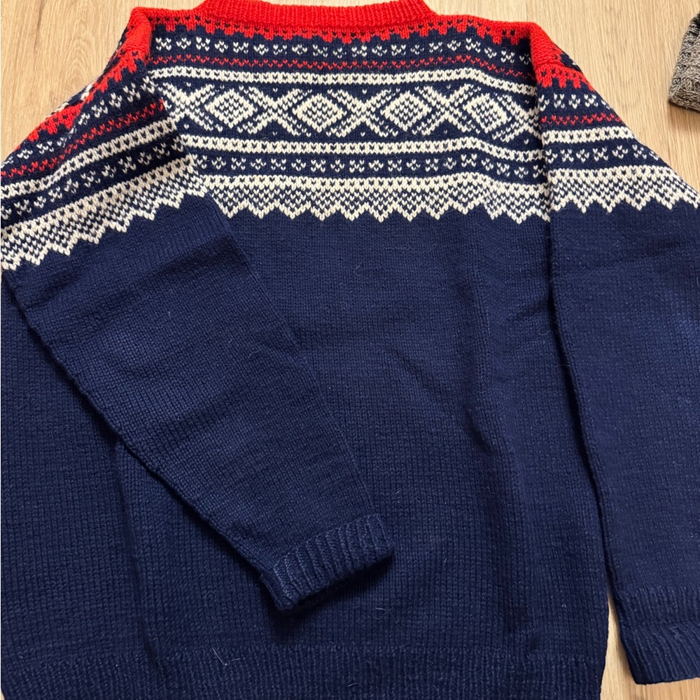 Vintage Saga Knit 100% Norwegian Sweater size L